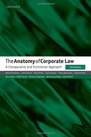 The Anatomy of Corporate Law A Comparative and Functional Approach 3rd Edition