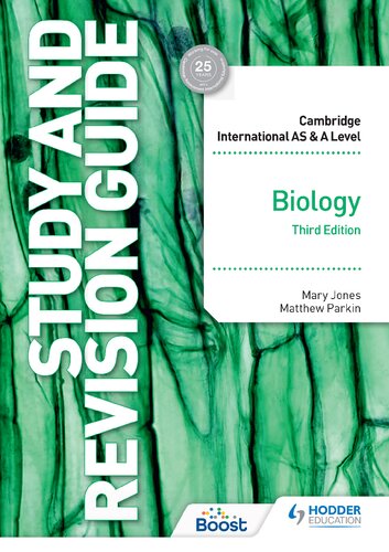 Cambridge International AS A Level Biology Study and Revision Guide 3rd Edition