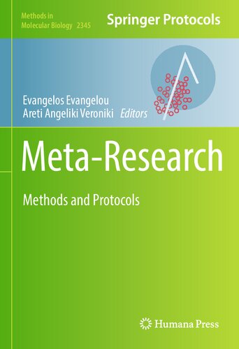 Meta Research Methods and Protocols