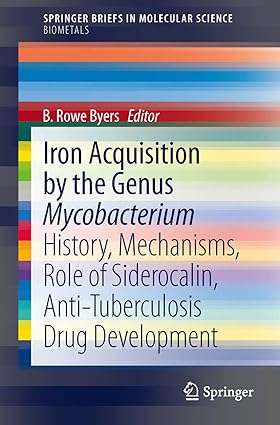 Iron Acquisition by the Genus Mycobacterium History Mechanisms Role of Siderocalin Anti Tuberculosis Drug Development