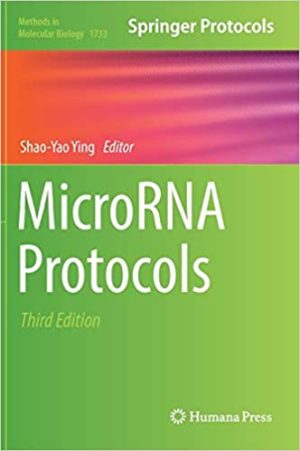 MicroRNA Protocols 3rd Edition