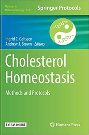 Cholesterol Homeostasis Methods and Protocols
