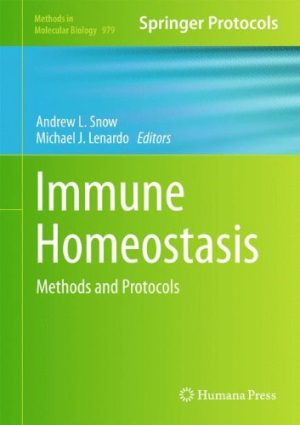 Immune Homeostasis Methods and Protocols