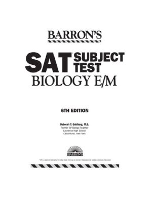 SAT subject test Biology E M 2017
