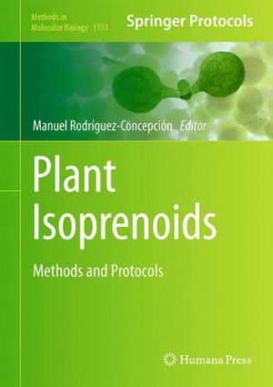 Plant Isoprenoids Methods and Protocols