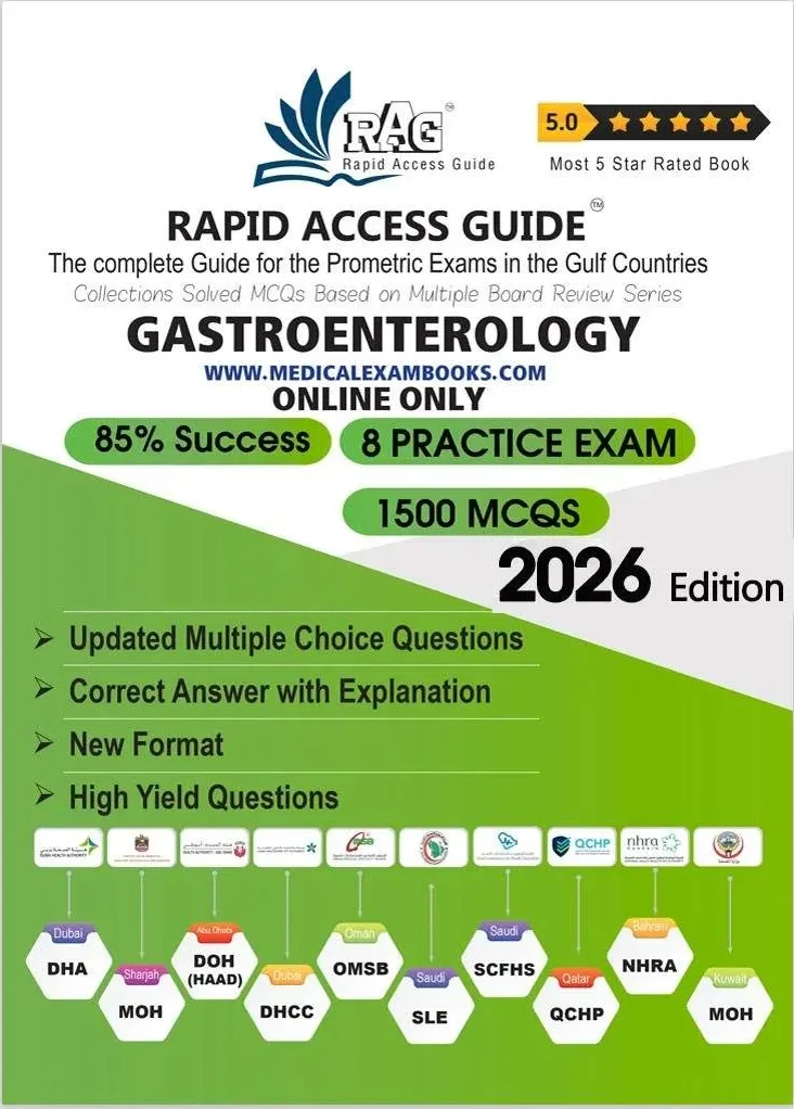 DHA Gastroenterology Prometric Exam MCQs