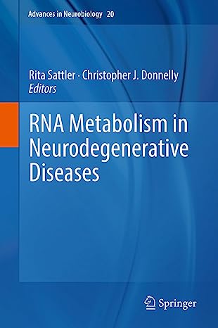 RNA Metabolism in Neurodegenerative Diseases
